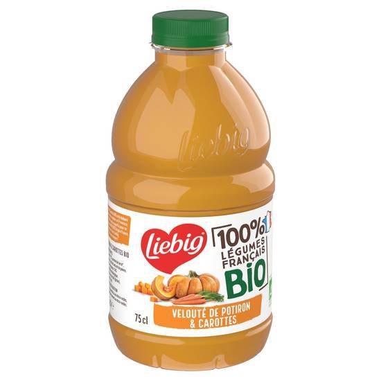 Liebig bio velouté de potiron et carottes