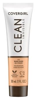 CoverGirl Clean Invisible Foundation, Warm Nude (1 fl oz)