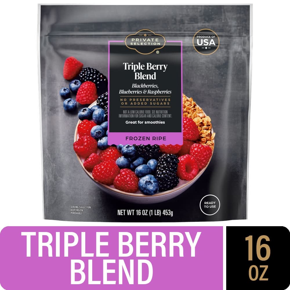 Private Selection Fruit Blend, Triple Berry (16 oz)