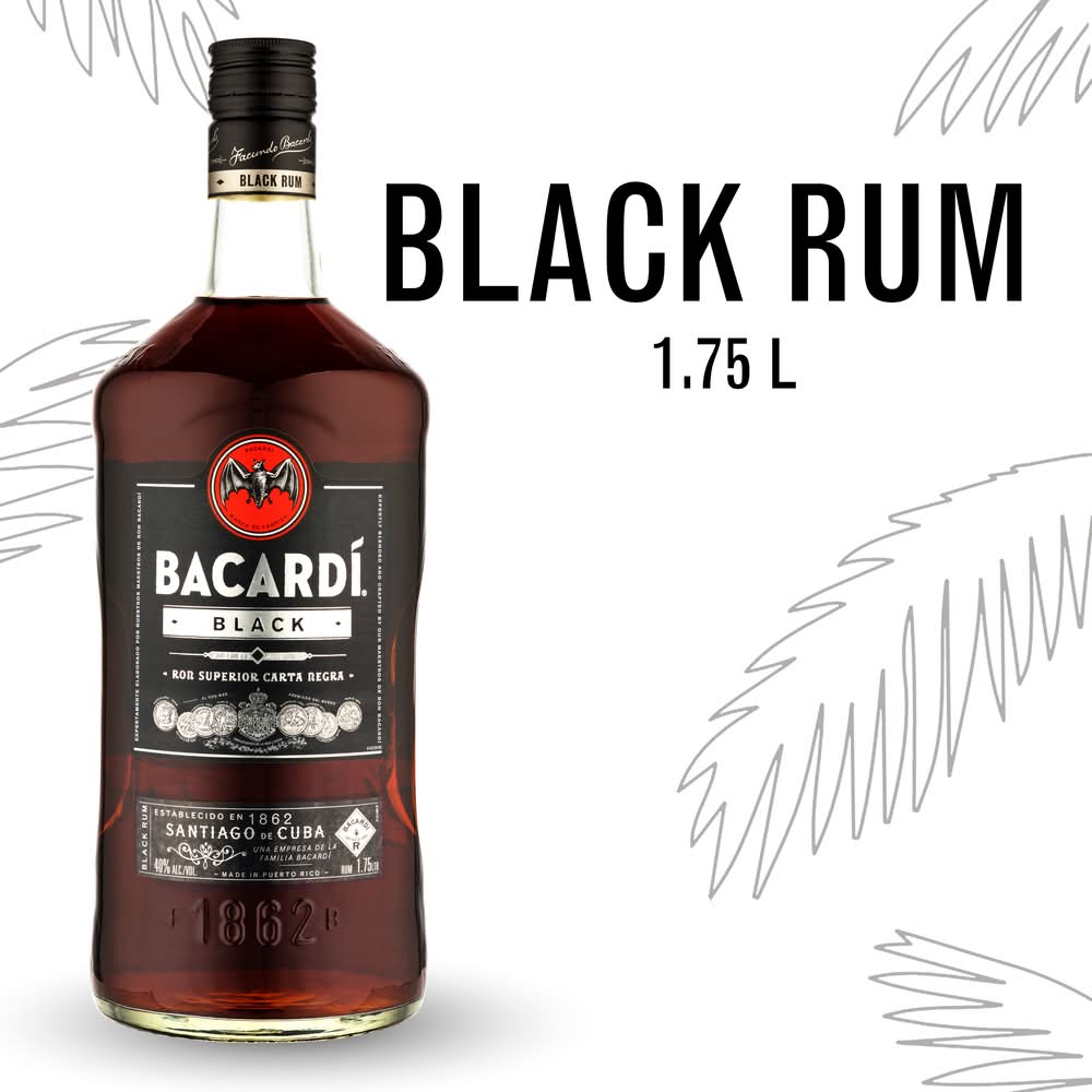 Bacardí Black Rum (1.75 L)
