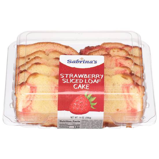 Sabrina's Sliced Strawberry Loaf Cake