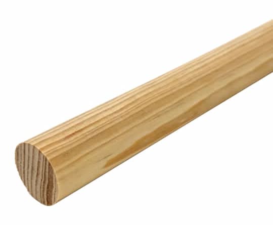 Cindoco Round Wood Dowel, 48 in X 1/2 in