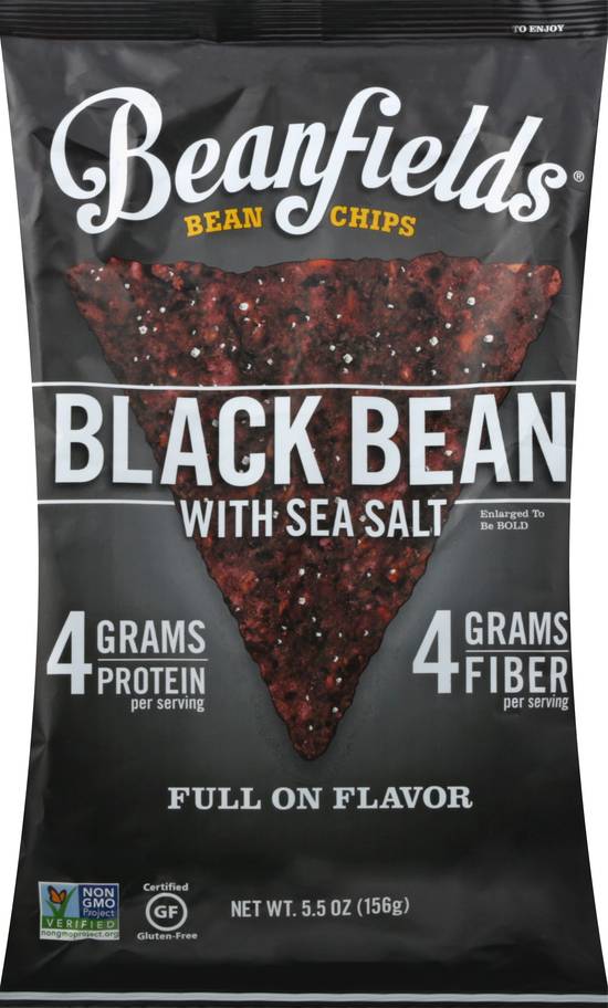 Beanfields Black Bean With Sea Salt Chips | Delivery Near You | Uber Eats