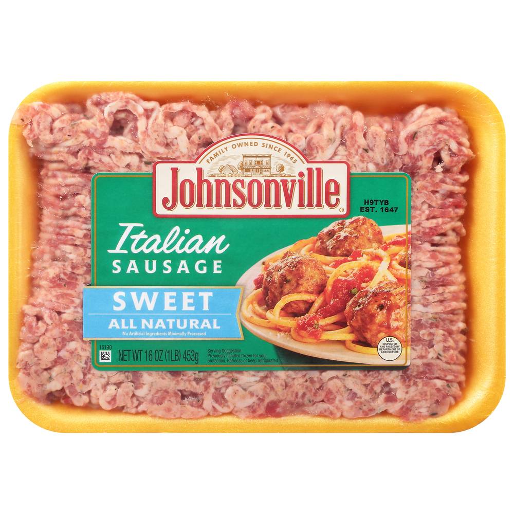 Johnsonville All Natural Sweet Italian Sausage (16 oz)