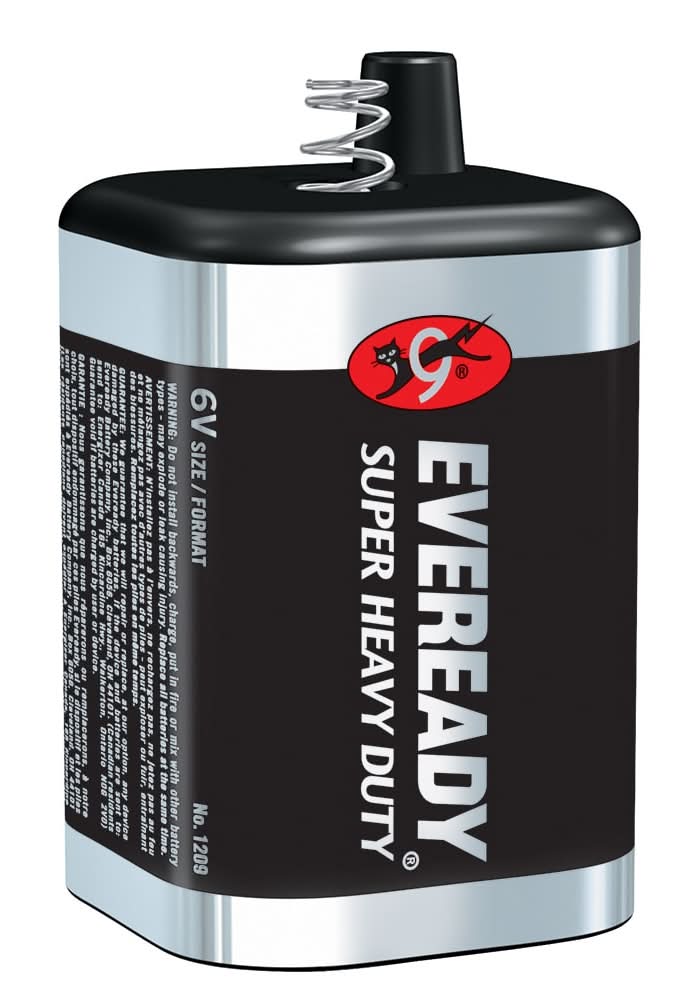 Energizer Super Heavy Duty Zinc chloride 6-Volt Batteries