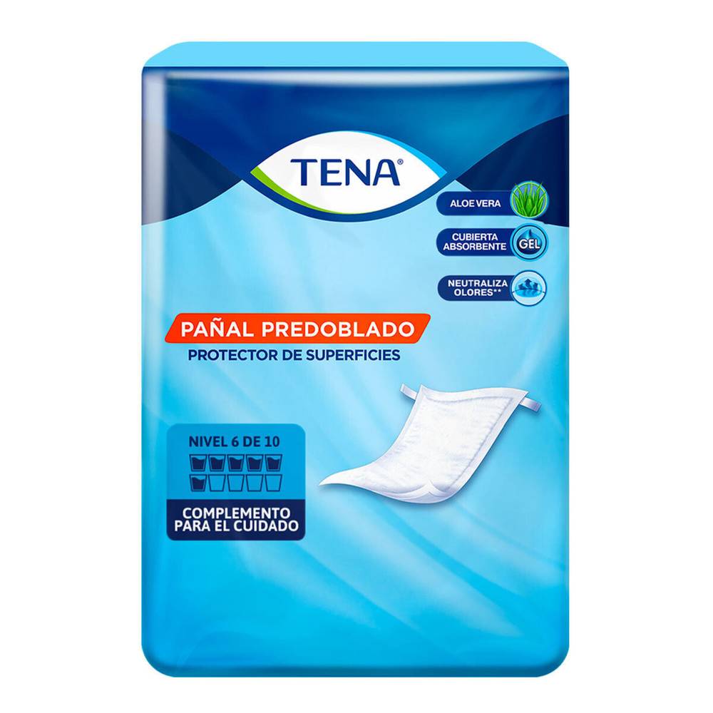 Tena protector de cama predoblado (unisex/unitalla) (10 un)