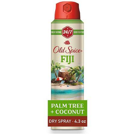 Old Spice Antiperspirant Deodorant Dry Spray, Fiji (4.3 oz)