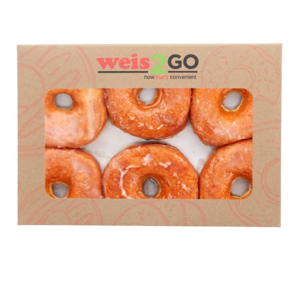 Weis in Store Made Bakery Yeast Raised Donuts Glazed