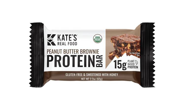 Kate's Real Food:  Peanut Butter Brownie Bar