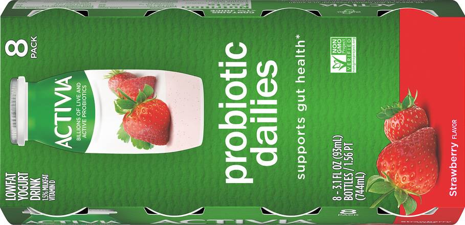 Activia Probiotic Low Fat Yogurt Variety Pack 4 Oz Pack Of 24 Cups - Office  Depot