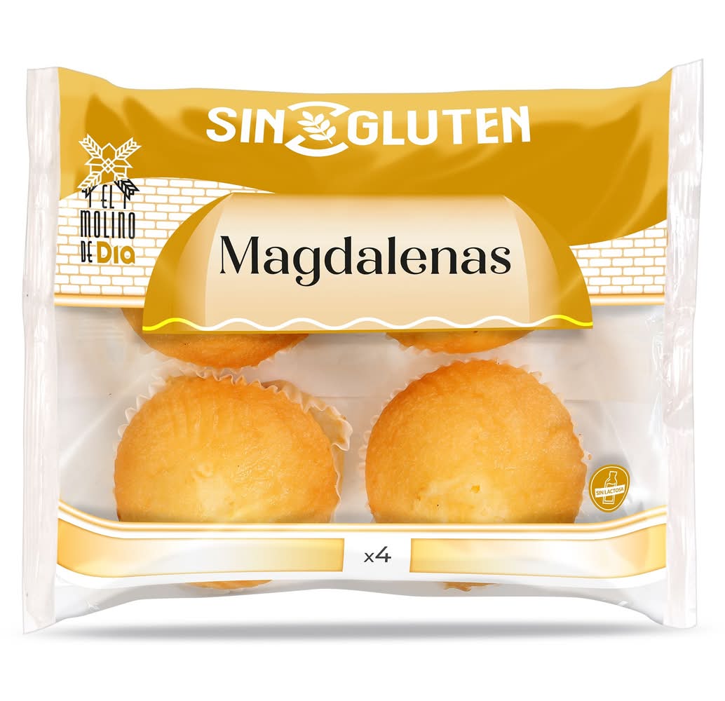 Magdalenas Sin Gluten El Molino De Dia Bolsa 160 G