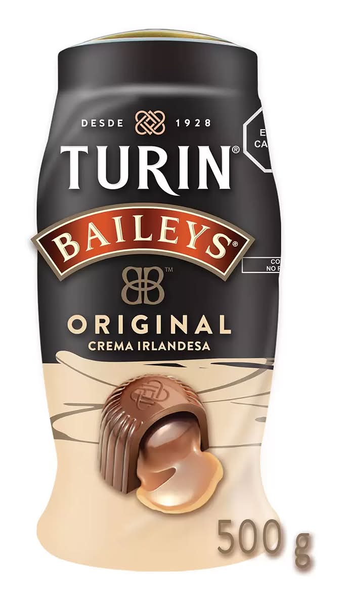 Turin · Chocolate con leche con relleno de licor baileys (500 g)