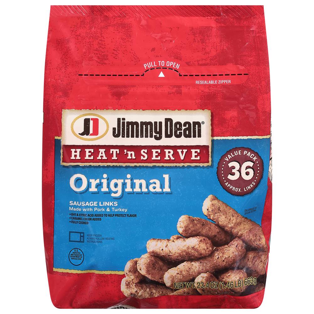 Jimmy Dean Heat 'N Serve Original Sausage Links (23.4 oz, 36 ct)