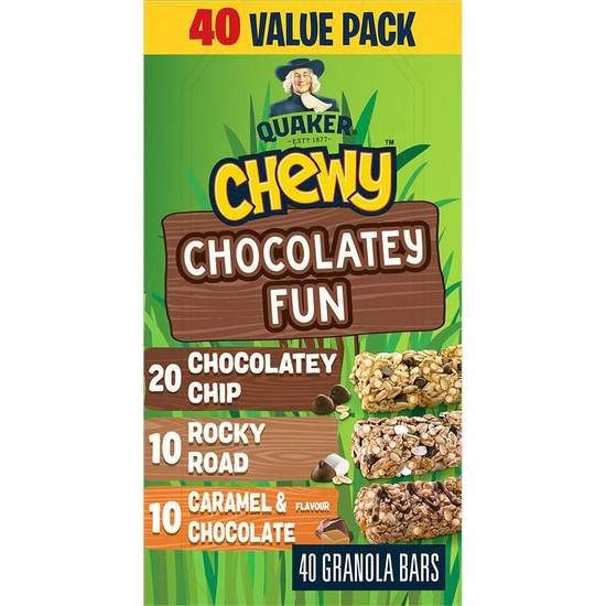 Quaker Chewy Chocolatey Fun Granola Bars