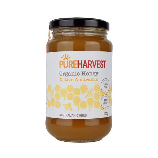 Pureharvest Raw Organic Honey 500 Gram