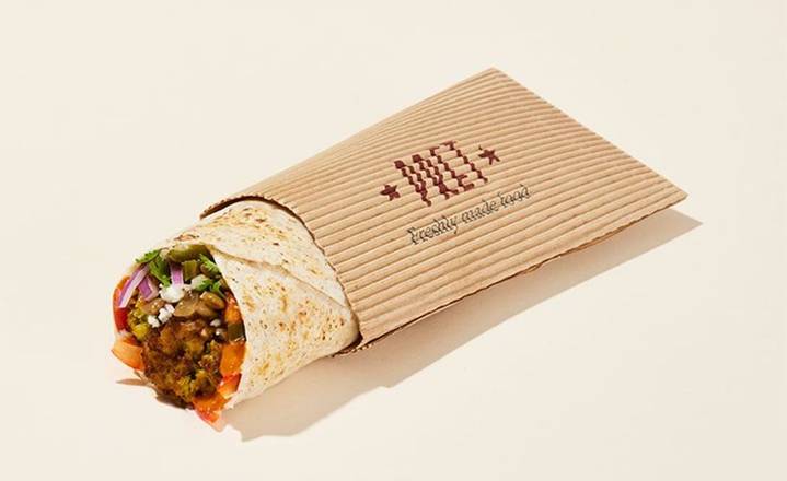 Spiced Lentil & Chickpea Hot Wrap