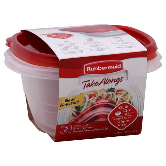 Rubbermaid Take Along Containers + Lids
