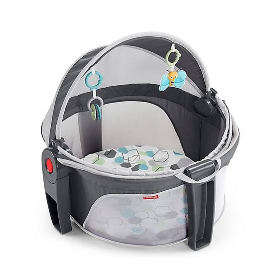 Fisher-Price® Hexagons On-the-Go Baby Dome in Grey