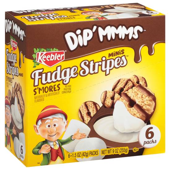 Keebler Fudge Stripes Minis S'mores Cookies (6 ct)