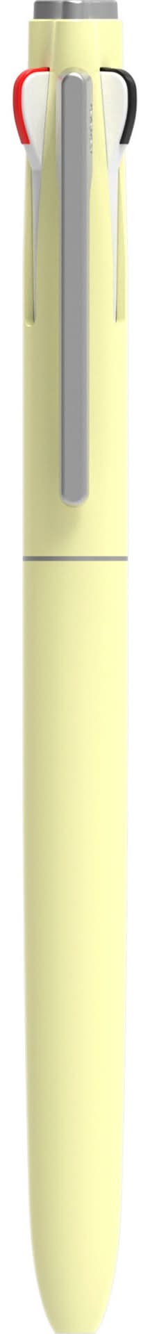 Esferográfica 3 cores Starflo MBP-801 amarelo pastel