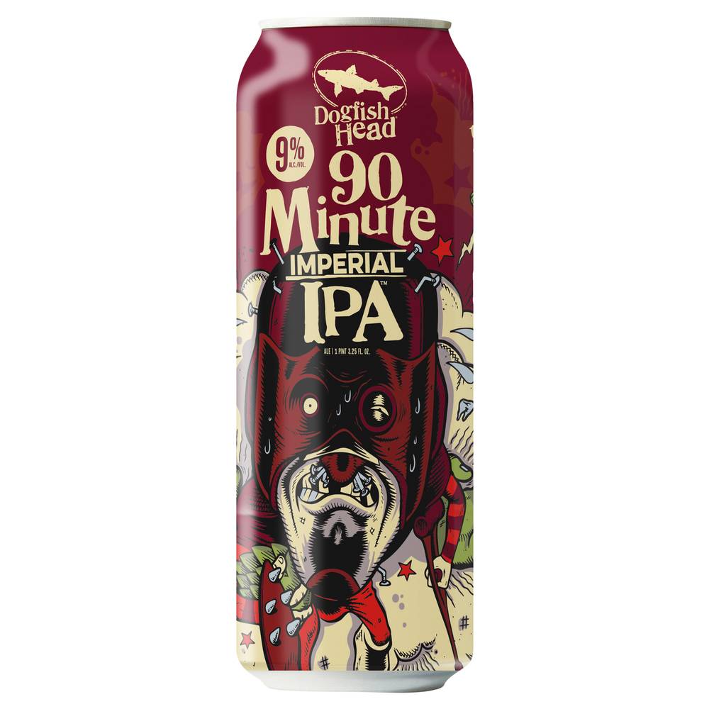 Dogfish Head 90 Minute Domestic Imperial Ipa Beer (19.2 fl oz)