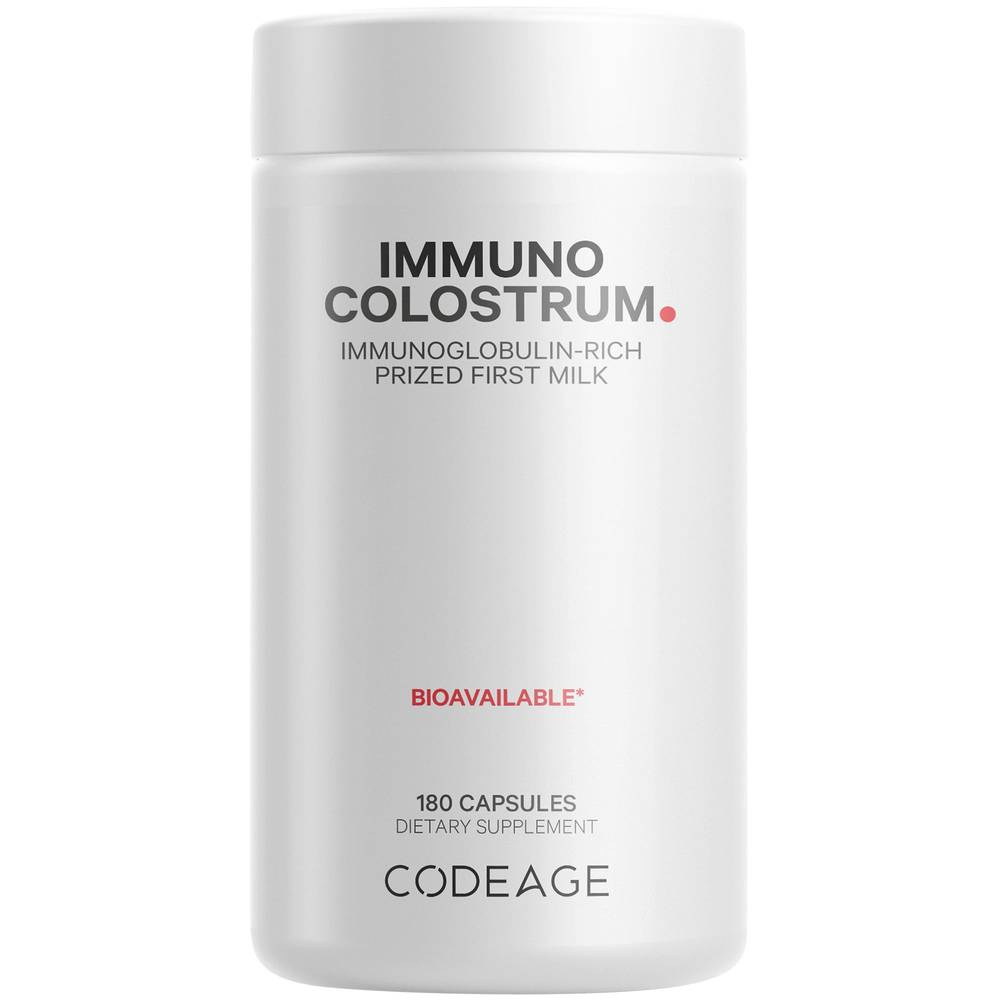 Codeage Immuno Colostrum Immunoglobulin Capsules (180 ct)