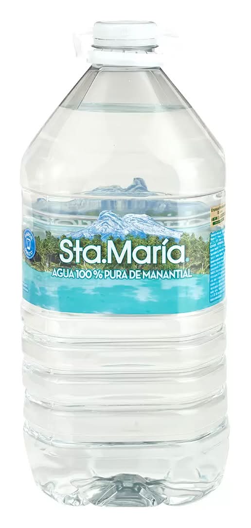 Sta. María · Agua de manantial (6 x 4 L)