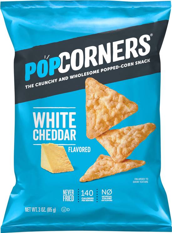 Popcorners White Cheddar Flavored Popped-Corn Snacks (3 oz)