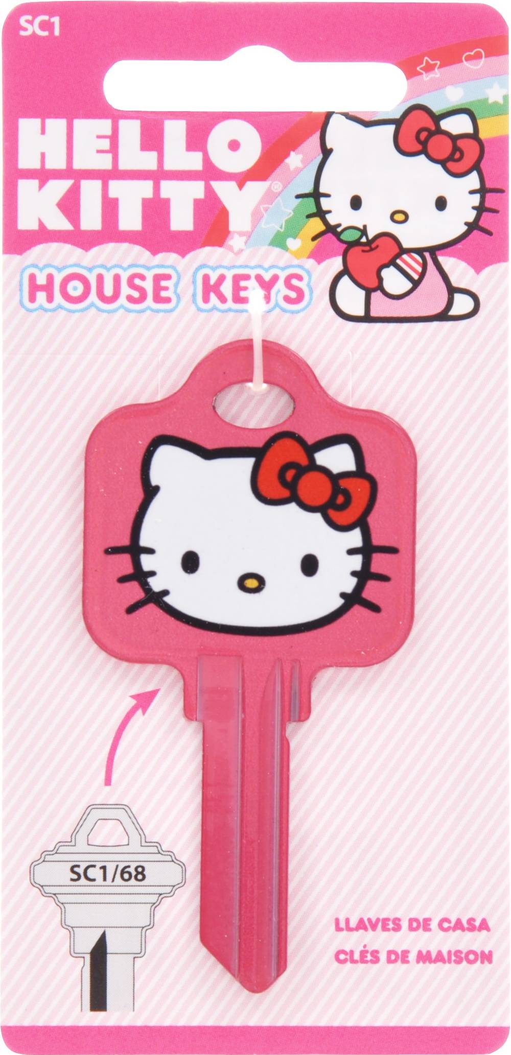 Hillman Hello Kitty Decorative Key Brass House/Entry Key Blank | 87668