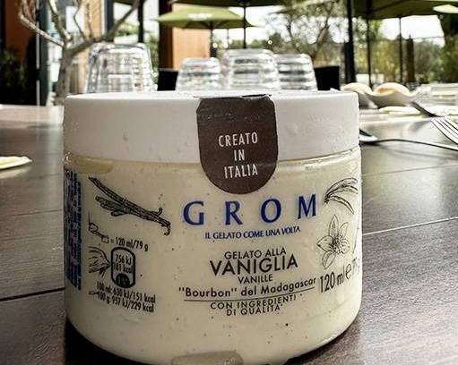 Glace GROM - Vanille