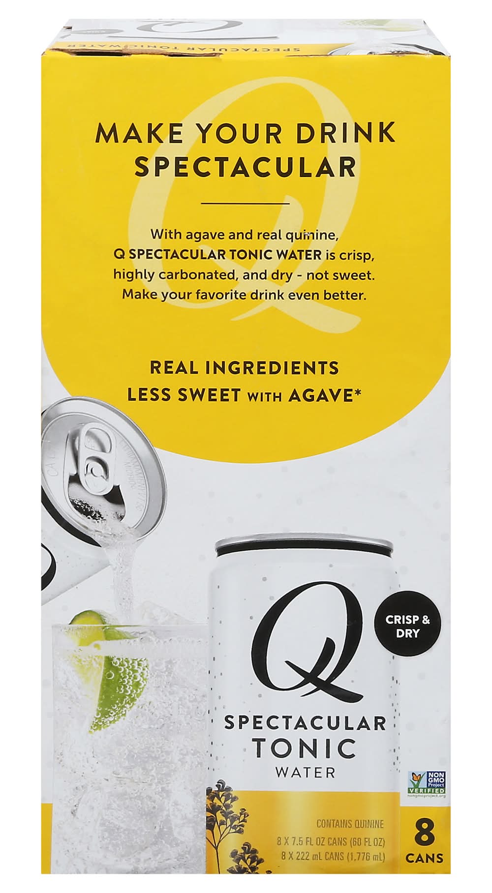 Q Mixers Spectacular Tonic Water (8 x 7.5 fl oz)