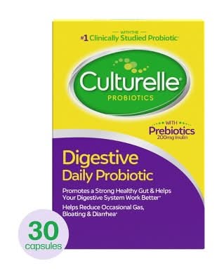 Culturelle Digestive Healthy Daily Probiotic Capsules 200 mg (30 ct)