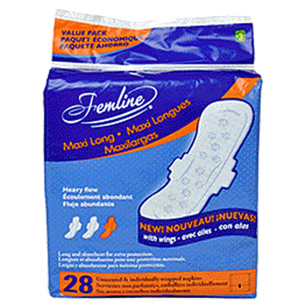 Femline serviettes hygiéniques maxi longues (female)