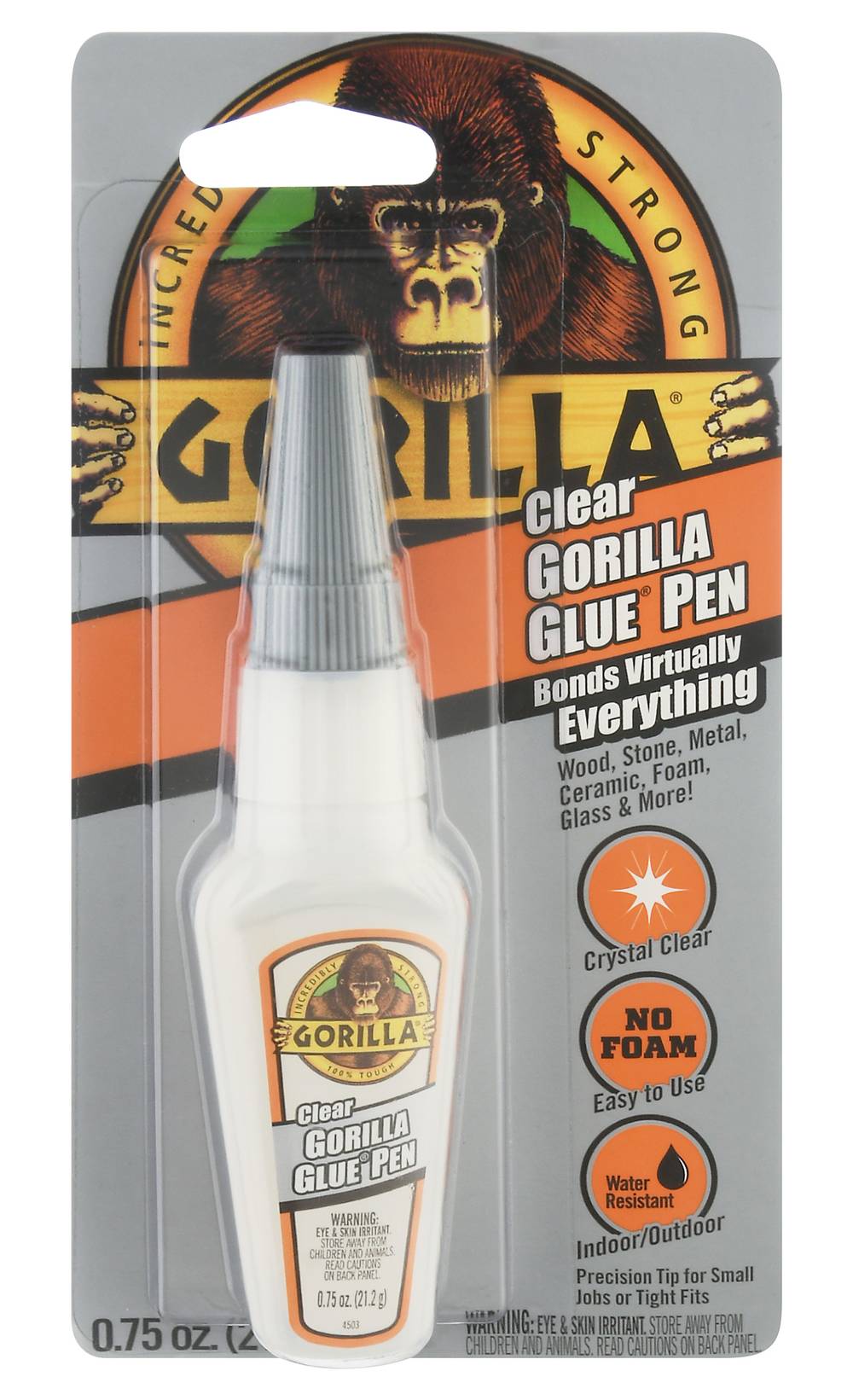 Gorilla Extra Strength Glue Pen, Clear