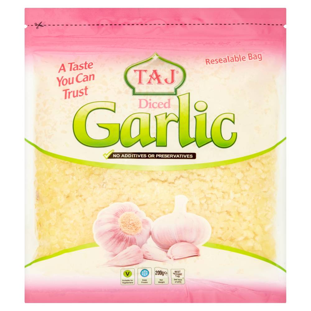 Taj Diced Garlic 200G