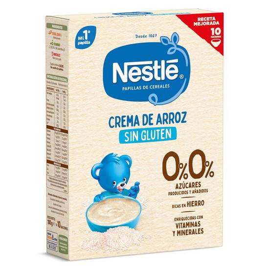 Papilla de Arroz sin Gluten Nestlé Caja (180 g)