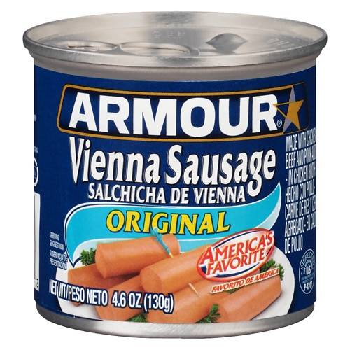 Armour Vienna Sausages Can Original - 4.6 oz