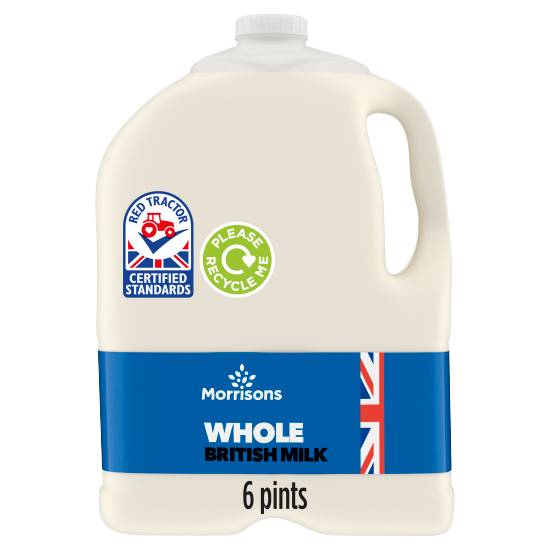 Morrisons Whole British Milk (3.4L)