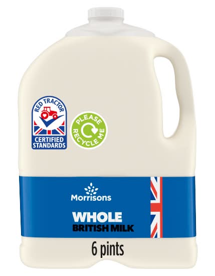 Morrisons Whole British Milk (2.83L)