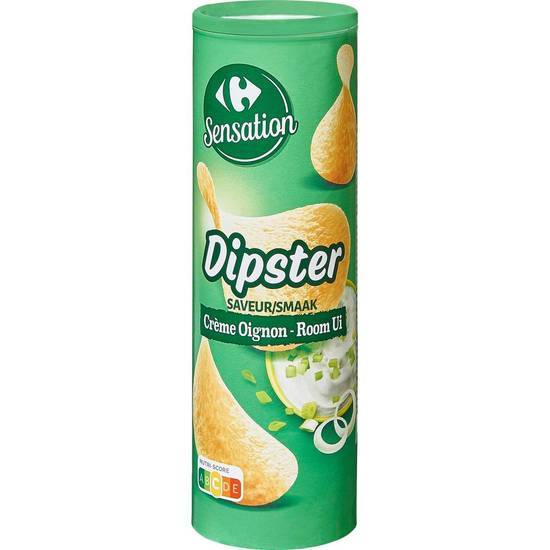 Carrefour Sensation - Dipster chips tuiles (oignon)