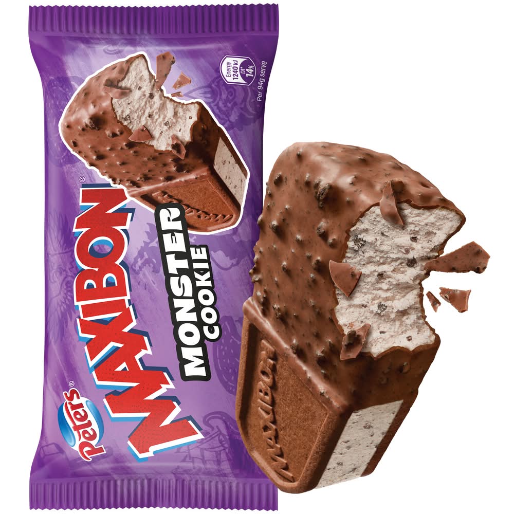 Maxibon Ice Cream Sandwich, Monster Cookie (140mL)