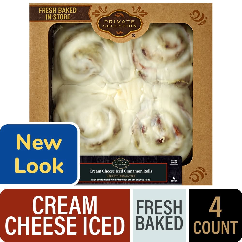 Private Selection® Cream Cheese Iced Cinnamon Rolls