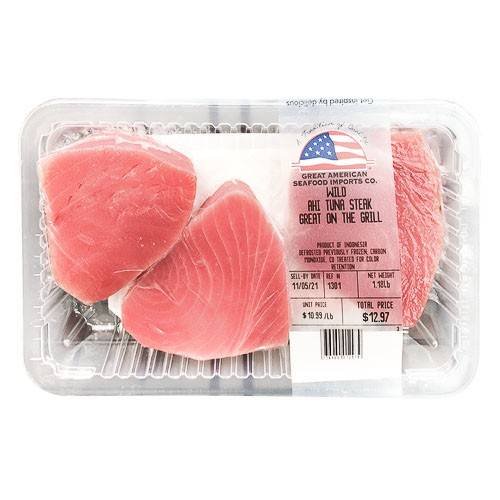 Wild Ahi Tuna Steaks