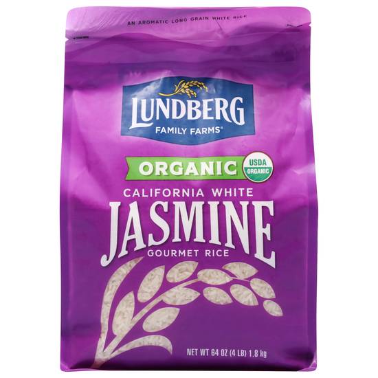 Lundberg Organic California White Jasmine Rice (4 lbs)