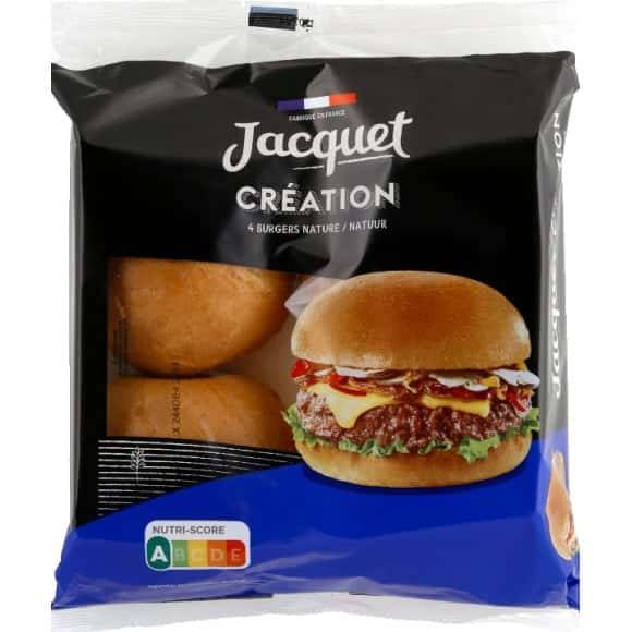 Jacquet - Pain spécial pour hamburger nature (4)