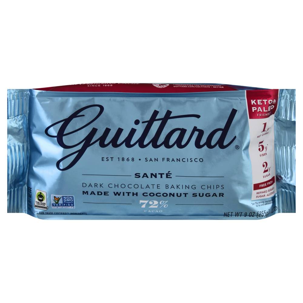 Guittard 72% Cacao Baking Chips (dark chocolate)