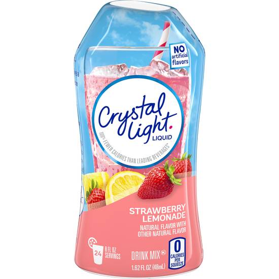 Order Crystal Light Liquid Strawberry Lemonade Naturaly Flavored Drink Mix (1.62 oz) food online from Rite Aid store, Shawnee on bringmethat.com