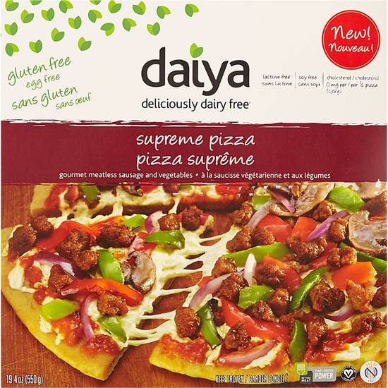 Daiya Gluten Free Supreme Pizza (550 g)