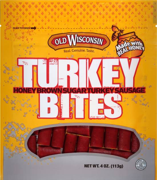 Old Wisconsin Honey Brown Sugar Turkey Sausage Bites
