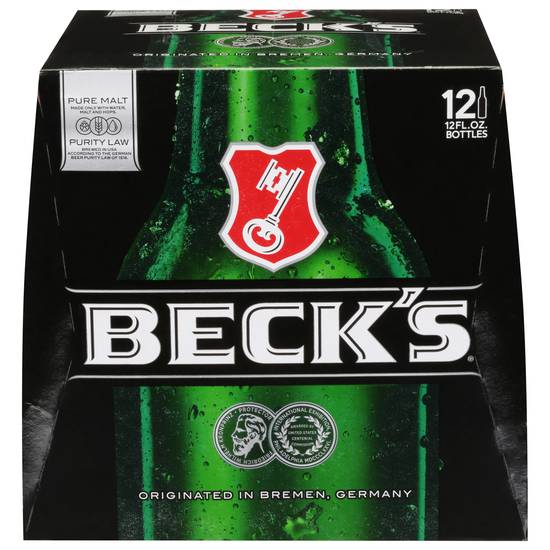 Beck's Pure Malt Beer (12 ct, 12 fl oz)